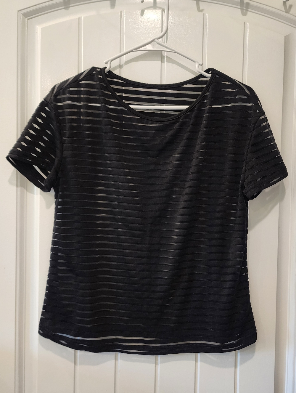 Striped Short Sleeve Easy Shirt